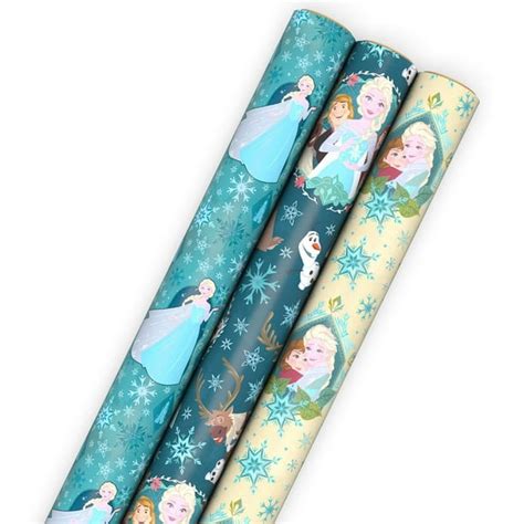 disney frozen christmas wrapping paper